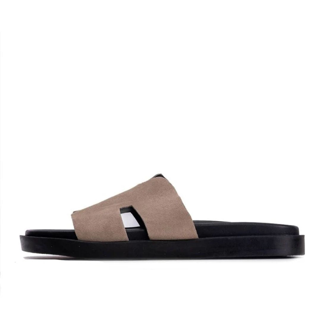 Azurino Sandales Daim Beige