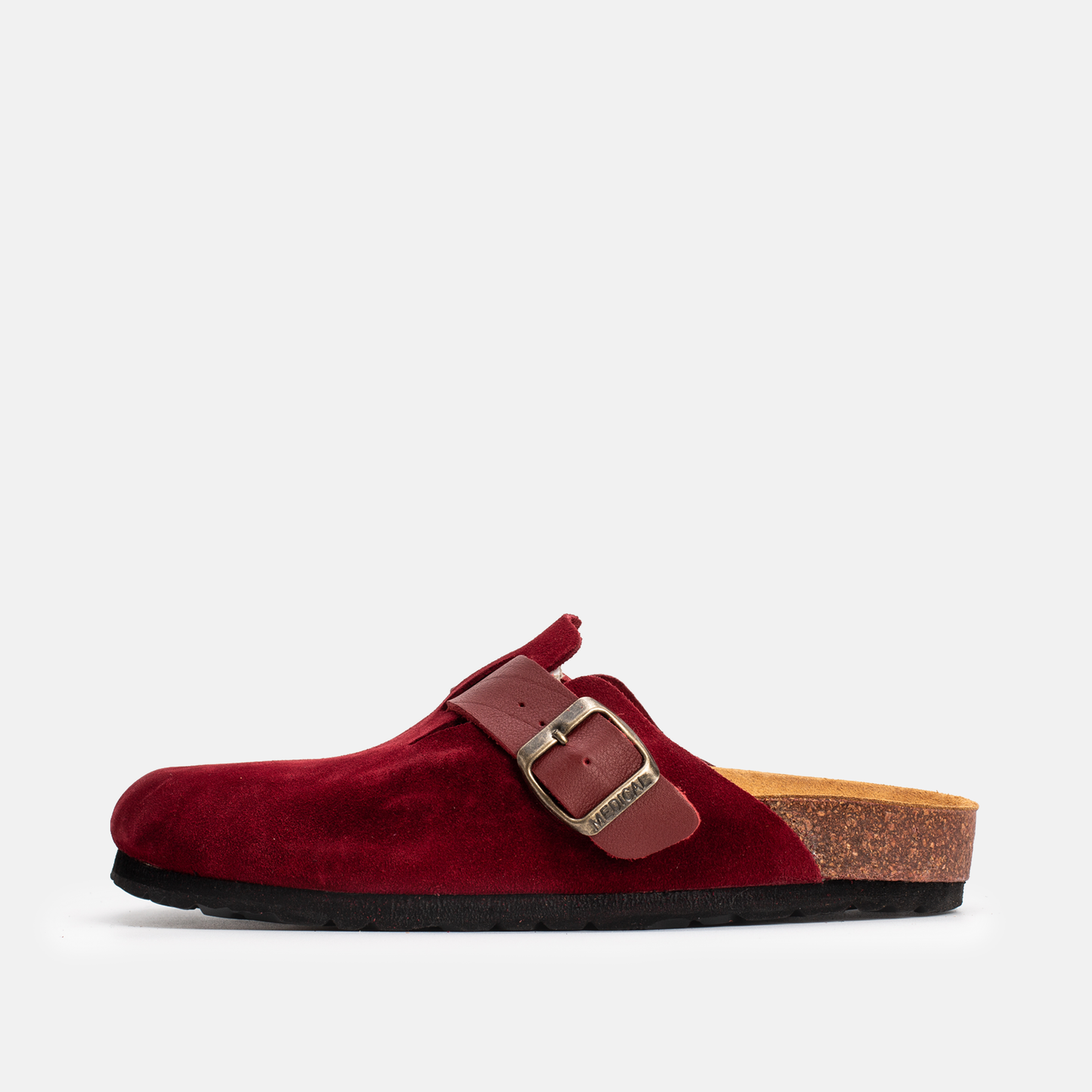 Sabot en Daim Grenat