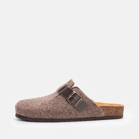 Sabot Pantoufle Marron – Bride Cuir