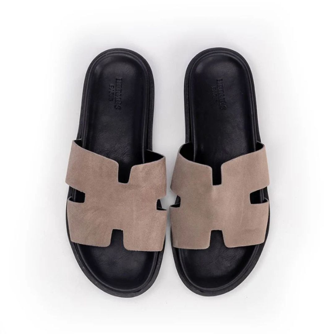 Azurino Sandales Daim Beige